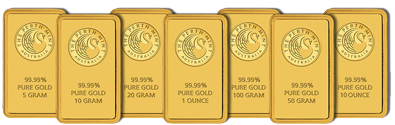 Guldpris är högre på guldmynt